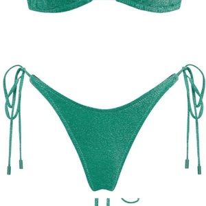 Triangle Vinca Jaded Sparkle Bikini BOTTOMS